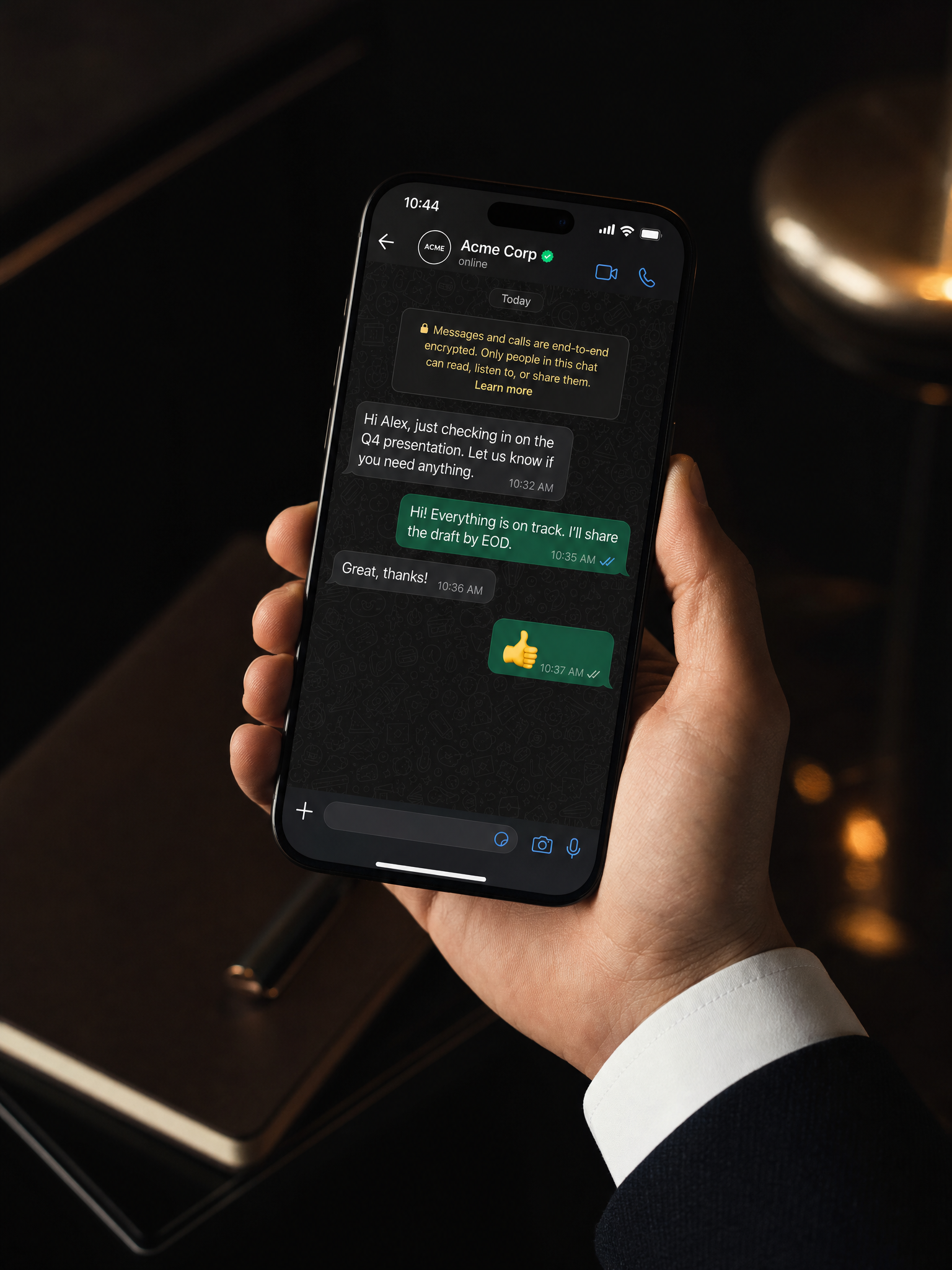Acompanhamento personalizado e individual pelo WhatsApp