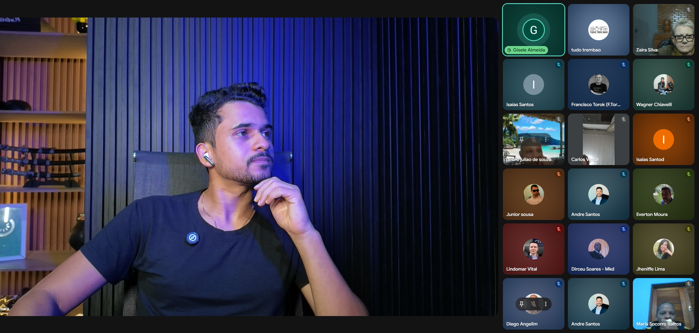 Encontros ao vivo toda semana